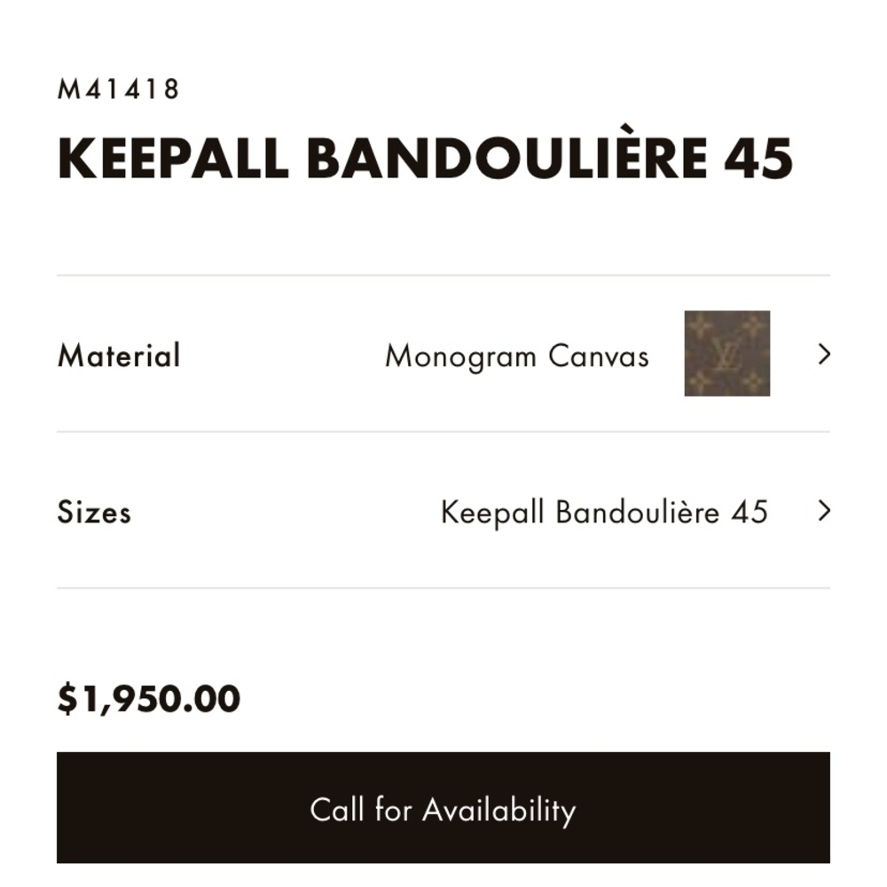 🤎SOLD Louis Vuitton Keepall Bandouliere 45🤎 - Picture 14 of 15